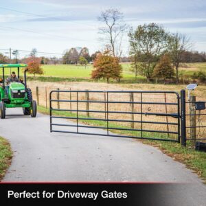 Mighty Mule MM371W Automatic Gate Opener, Smart and Solar Ready, Includes Gate Opener Remote and More-Up to 16ft Long or 550lb, Black, 1 Gate Opener Kit