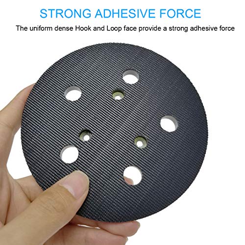 5 Inch 5 Hole Replacement Hook and Loop Sanding Pad For Porter Cable 333 and 333VS Random Orbit Sanders Sander Pad- 1 Pack