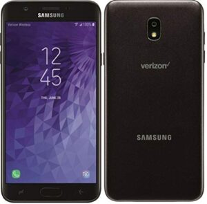 samsung galaxy j7 (16gb) 5.5" hd display, android 8.0, octa-core, verizon 4g lte smartphone sm-j737v (black)