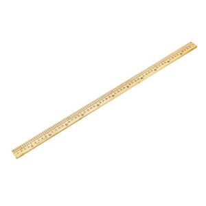 uxcell straight ruler 600mm 24 inch metric measuring tool bamboo