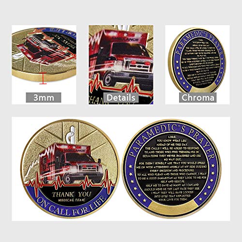 Paramedic's Prayer EMT EMS Challenge Coin