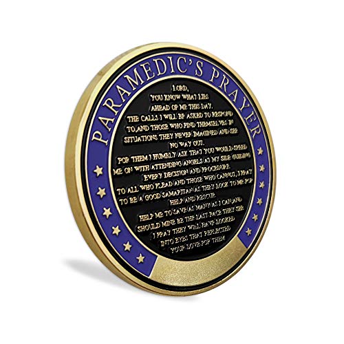 Paramedic's Prayer EMT EMS Challenge Coin