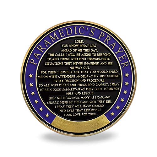 Paramedic's Prayer EMT EMS Challenge Coin