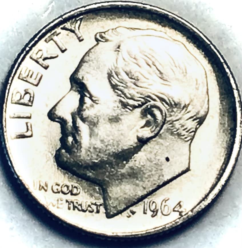 1964 P Roosevelt Silver Dime Seller About Uncirculated