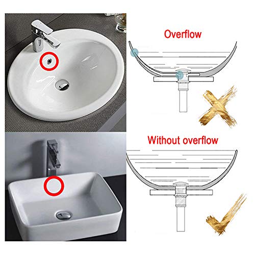 Gaosin Solid Brass White Color Bathroom Faucet Sink Drain Stopper Vessel Vanity Pop Up Drain Without Overflow