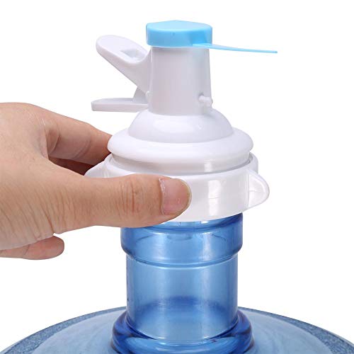 Fishlor Water Bottle Dispenser, Manual Operated 5 Gallon Bottle Jug Pump Drinking Water Spout Dispenser with Dustproof Cap, Water Bottle Pump