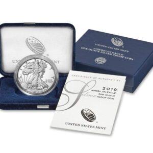 2019 S Proof Silver American Eagle Dollar PF1