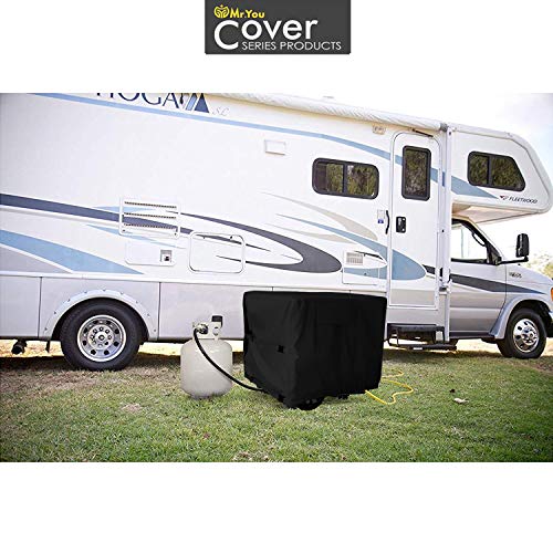 Universal Generator Cover fit for Most Generators 5500-15000 Watt - 28x38x30 inch(Black)