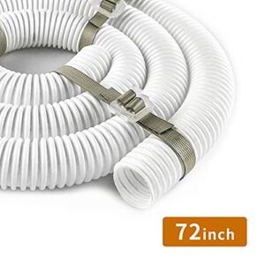 Replacement Pool Cleaner 6-Ft Cuffless Feed Hose for Polaris 360 Cleaner 9-100-3102 1-1/2" Diameter,Pool Accessories