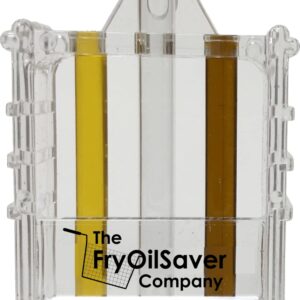 FryOilSaver Co, Fryer Oil Test Kit, Two Color Visual Guide with Eye Dropper, Monitor Shortening Quality of Oil Fryers, Oil Test Kit for Clear Frying Oil, FC3017B, FMP 538-1000