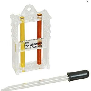 FryOilSaver Co, Fryer Oil Test Kit, Two Color Visual Guide with Eye Dropper, Monitor Shortening Quality of Oil Fryers, Oil Test Kit for Clear Frying Oil, FC3017B, FMP 538-1000