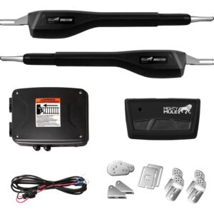 mighty mule mm372w dual automatic gate opener smart and solar ready, black