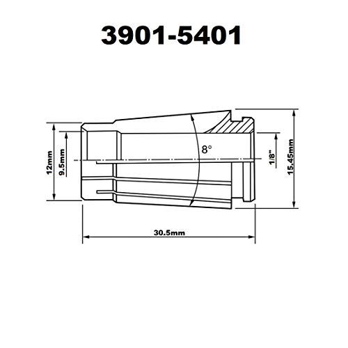 HHIP 3901-5401 Pro-Series SK10 Lyndex Style Collet, 1/8" Size