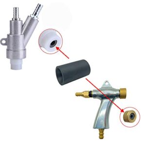 HOLDWIN Boron Carbide Nozzle Sandblaster Gun Nozzle Siphon Blast Gun Nozzle Replacement Nozzle for Sandblasting Cabinet 1Pc (Caliber 3/4/5/6/8/10/12mm)(8mm)