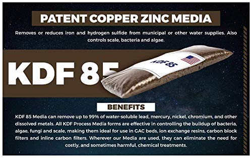 2 Pack: Whole House Filter Cartridges 4.5" x 10" | (1) Sediment & (1) GAC/KDF 85 Well Water Filters: Reduces Iron/Sulfur/Rotten Egg Smell - Compatible with 10" Big Blue Housing