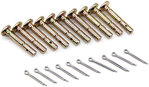 fascinatte (10Pack) 738-04124A 714-04040 Snowthrower Auger Shear Cotter/Hair Pins Fits MTD Cub Cadet Troy-bilt Snowthrower