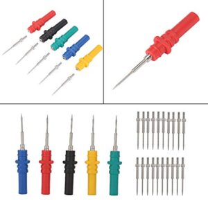 Taidda Automotive Probe, Automotive Oscilloscope Probe Ht307A Automotive Oscilloscope Acupuncture Probe Pins Set Diagnosis Test Repair Tools with 20 Replacement Pins