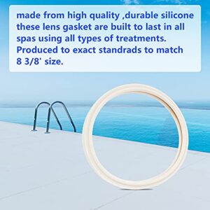 79101600Z Light Lens Gasket Fits for Pentair - 8 3/8" Pool Light Gasket Works with IntelliBrite Lights,AmeriLite Lights,SAM AmerLite Lights in Pools & Spas