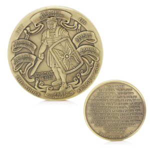 put on the full armor of god army commemorative coins collectible