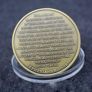 Put On The Full Armor of God Army Commemorative Coins Collectible