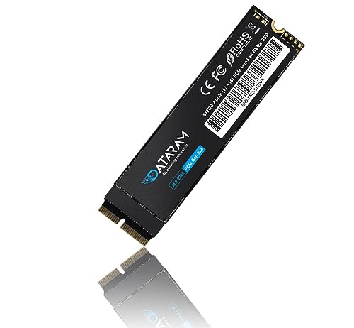 Dataram 512GB M.2 M-Key PCIe NVMe SSD for 2013-16 MacBook, Mac Pro, Air, Mini, iMac