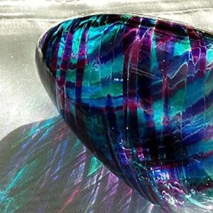 Jewish Wedding Glass to Break - Blue and Purple