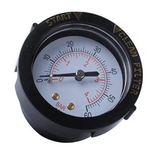 wadoy 190059 replacement compatible with pentair, excellent performance pool filter pressure gauge, perfectly replaces pentair pool pressure gauge