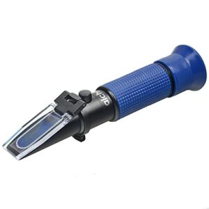 Aichose Brix Refractometer for Measuring Sugar Content in Brewing, Cooking and Food Indurstry.Dual Scale: Brix of 0-32% and Corresponding Specific Gravity