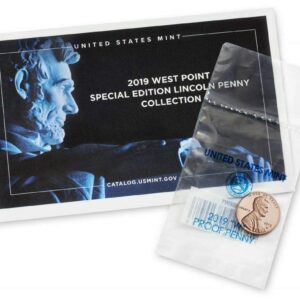 2019 W Lincoln Shield 2019 W Reverse Proof Lincoln Shield Cent With Envelope And COA Penny Very Good US Mint DCAM