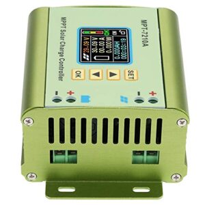 Solar Controller MPPT DC12-60v,MPT-7210A Controller LCD Display Energy Solar Panel Controller Regulator for Lithium Battery