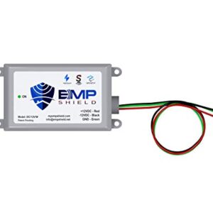 EMP Shield – Vehicle EMP Protection 12 Volt DC for Car and Truck (DC-12V-WV) Lightning, Solar Flare, and Surge Protection