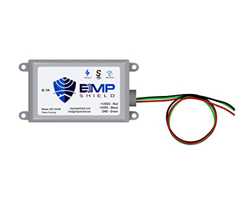 EMP Shield – Vehicle EMP Protection 12 Volt DC for Car and Truck (DC-12V-WV) Lightning, Solar Flare, and Surge Protection