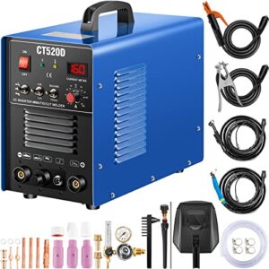 mophorn tig/mma plasma cutter ct520d 3 in 1 combo welding machine tig welder 200a arc welder 200a plasma cutter 50a plasma cutting machine dual voltage 110 220v
