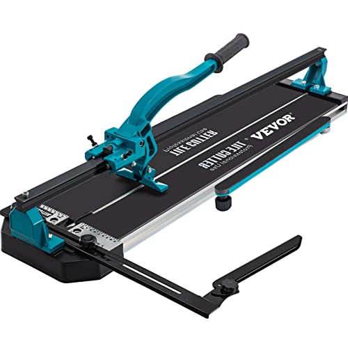 Mophorn 48 Inch Tile Cutter Single Rail Double Brackets Manual Tile Cutter 3/5 in Cap w/Precise Laser Manual Tile Cutter Tools for Precision Cutting (48 Inch)