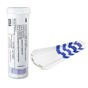 3M Low Range Frying Oil Quality Test Strips Kit, 1005, Monitor Shortening Quality with Oil Test Paper, Accurately Measures FFA Concentration up to 2.5 Percent, 1 Bottle of 40 Oil Test Strips