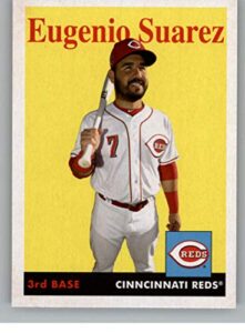 2019 topps archives #63 eugenio suarez cincinnati reds mlb baseball trading card