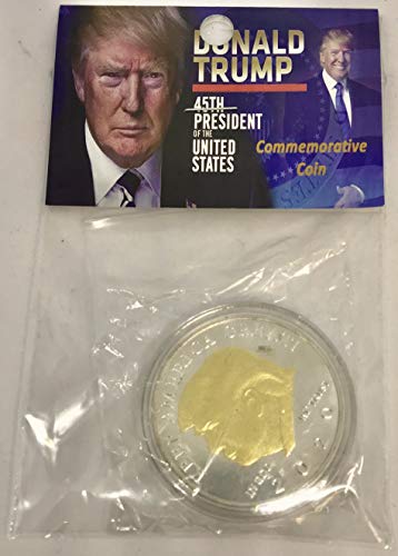 Donald Trump 2020 Challenge Coin Keep America Great United States Presidential Re-Election Campaign Gold Plated Collectible Eagle Coins with Hang Tag and Enclosure