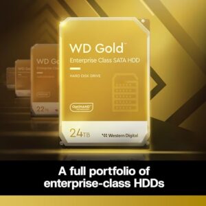 Western Digital 10TB WD Gold Enterprise Class Internal Hard Drive - 7200 RPM Class, SATA 6 Gb/s, 256 MB Cache, 3.5" - WD102KRYZ