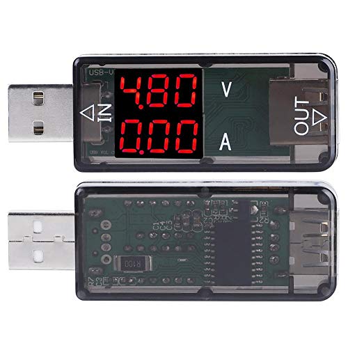 Taidda USB Tester, Multimeter Charger USB Tester USB Color LCD Voltmeter Ammeter Current Meter Multimeter Charger USB Tester for Most Applications2#