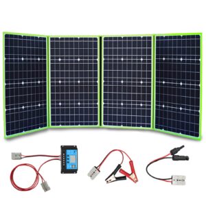 xinpuguang foldable solar panel 200w 12v portable solar charger with 20a charge controller for battery power station camping travel rv van outdoor