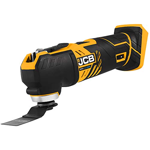 JCB Tools - JCB 20V Cordless Oscillating Power Tool - Multi Tool - No Battery - Bare Unit - For Home Improvements and Professional Use, Trimming, Plunge Cuts, Drywall, Wood, Plastic, Metal