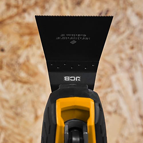 JCB Tools - JCB 20V Cordless Oscillating Power Tool - Multi Tool - No Battery - Bare Unit - For Home Improvements and Professional Use, Trimming, Plunge Cuts, Drywall, Wood, Plastic, Metal