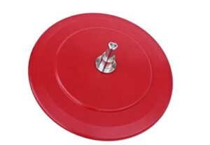 ice fishing auger stopper with drill bit adapter (9"disc, fits up to 8" auger blades) for cordless 20volt lithium battery drills - prevent auger blade from slipping beneath the ice.