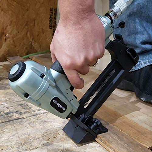 Metabo HPT Flooring Stapler | 18 Gauge | 1/4” Crown Staples | 1/2” to 1-9/16” Length | Pneumatic | 5 Year Professional Warranty | N4004AB