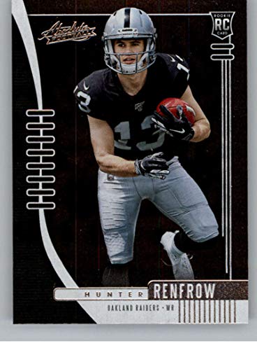 2019 Absolute #120 Hunter Renfrow RC Rookie Oakland Raiders NFL Football Trading Card