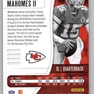 2019 Absolute #38 Patrick Mahomes II Kansas City Chiefs NFL Football Trading Card