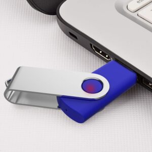 KEXIN USB Flash Drive 32gb Thumb Drive 10 Pack 32 GB Flash Drives Bulk USB Jump Drive Memory Stick Data Storage Pen Drive, Blue