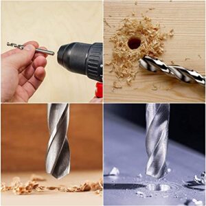 Utoolmart 1mm Twist Drill High Speed Steel Bit HSS-6542 for Steel Aluminum Alloy 20 pcs