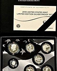 2012 S -2013-2014-2016-2017-2018 Limited Editions 8-Piece Silver Proof Sets including Proof Silver Eagles $1 US Mint Choice DCAM with Original Packaging, Sleeve and COA - Total of 6 Sets