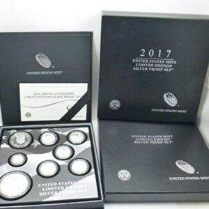 2012 S -2013-2014-2016-2017-2018 Limited Editions 8-Piece Silver Proof Sets including Proof Silver Eagles $1 US Mint Choice DCAM with Original Packaging, Sleeve and COA - Total of 6 Sets